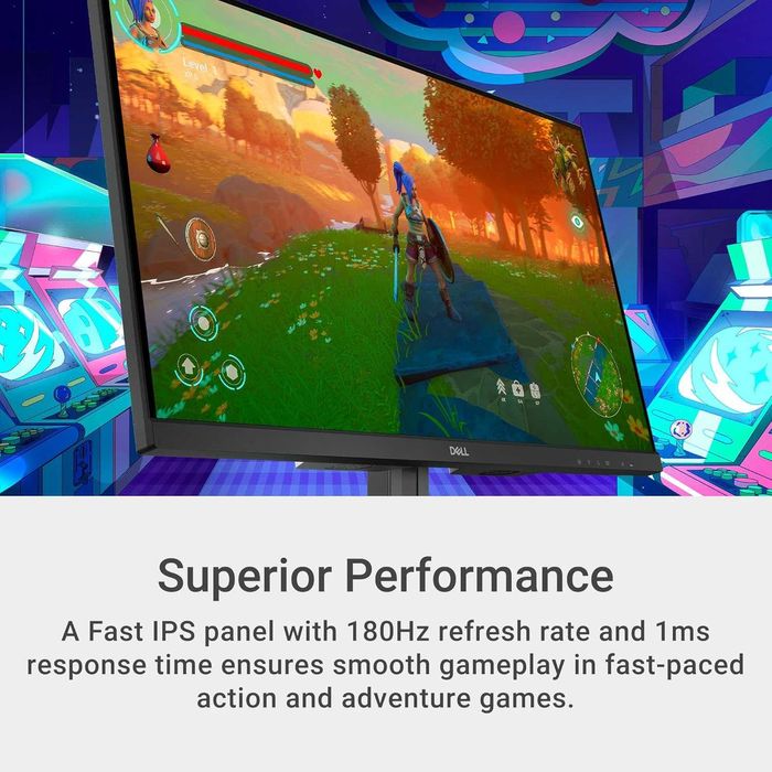Игровой монитор Dell G2725D - 27-дюймовый QHD 2560x1440 до 180 Гц
