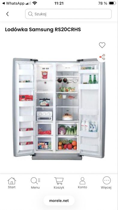 Frigider Samsung Side by Side 496 Litri