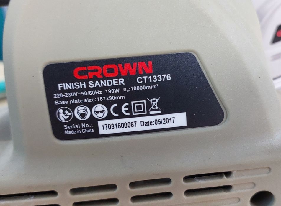 Шлифмашина crown CT13376