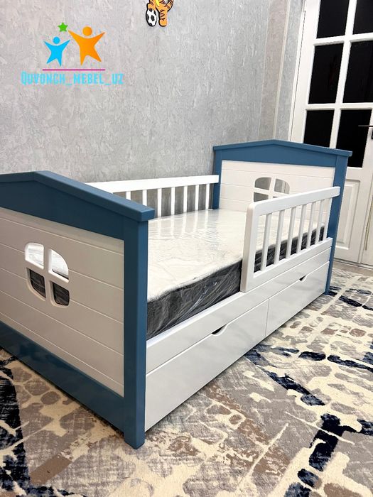 Bolalar uchun krovatlar Ishlab chiqarish Yuqori sfat QuvonchMebeluz