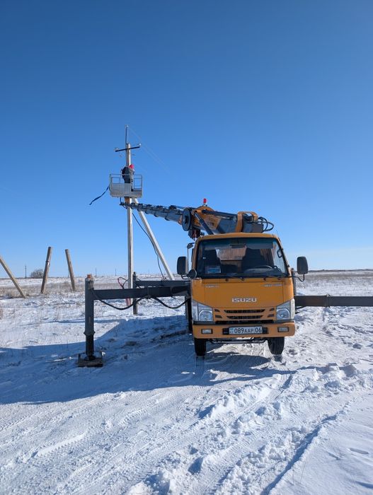 Услуги автовышки 30м опытный оператор