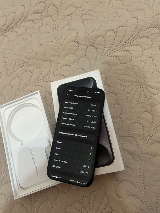 Айфон 15про 86% 256гб