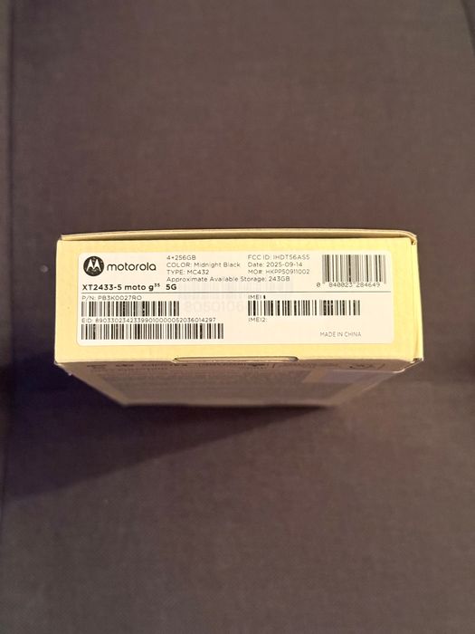 Чисто нов смартфон MOTOROLA Moto G35 5G