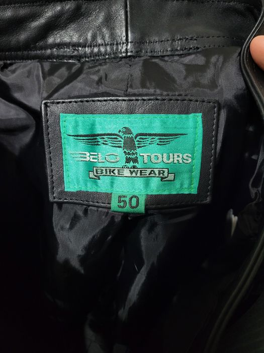 Pantaloni biker piele naturală Below Bikewear, mărime 50