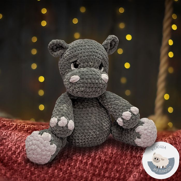 Вязанные игрушки из плюша