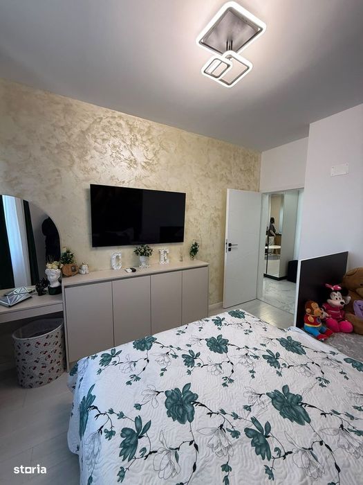 Apartament 2 camere mobilat utilat plus loc de parcare.