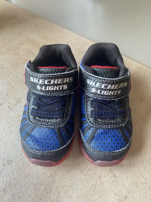 Детски светещи маратонки Skechers S-lights 2 чифта