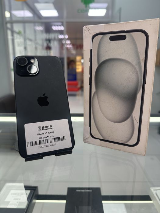 iphone 15 черный 128 i