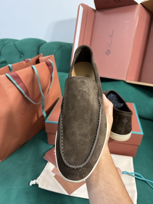 Mocasini Loro Piana piele naturala 100% Full Box colectie noua