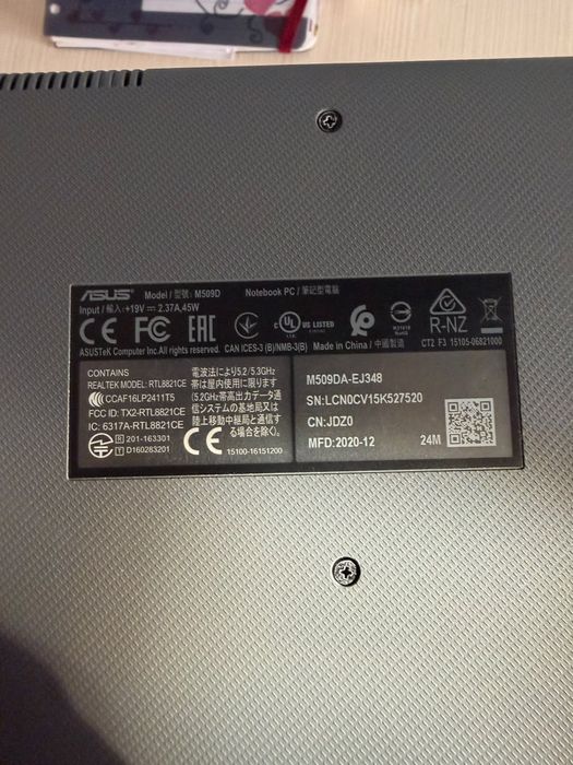 Laptop asus M509DA