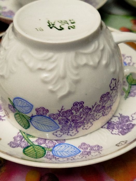 Чайный сервиз советский Вербилки