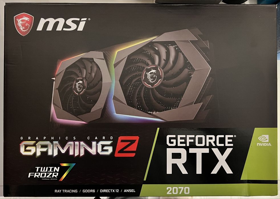 Placa video MSI RTX2070 Gaming Z 8GB 256 biti