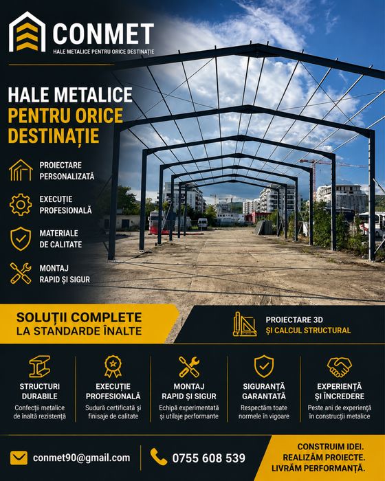vand hale metalice structuri metalice