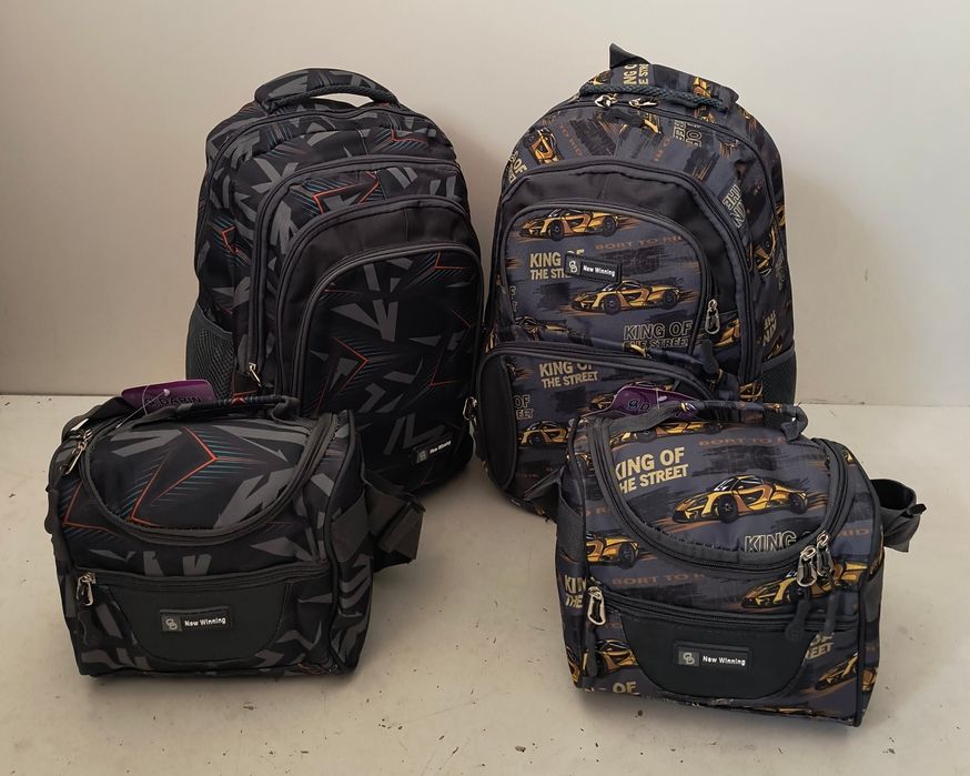 Ученическа раниц + чанта за храна / безплатна доставка/