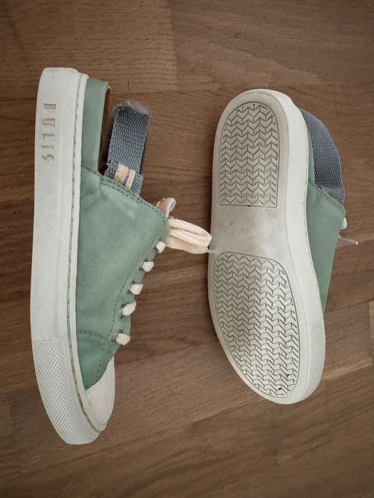 Adidași copii unisex Dulis, mărimea 31, piele/textil, made in Portugal
