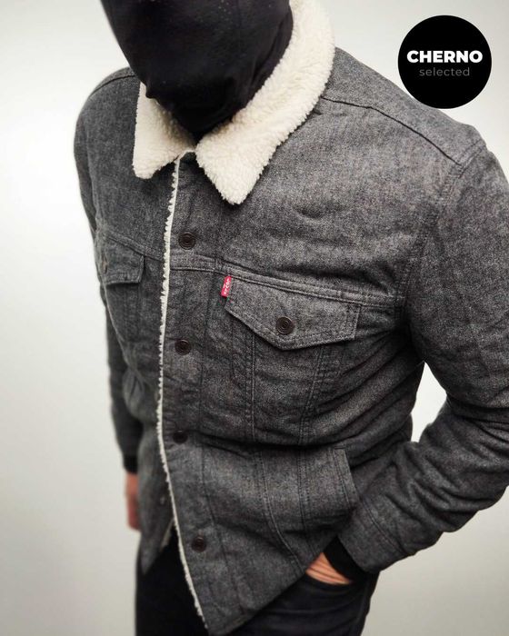 Дънково яке LEVI’S Sherpa Trucker Denim Jacket –  L – РЕЗЕРВИРАНО