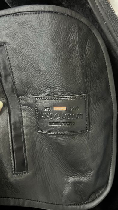 Дубленка кожанная