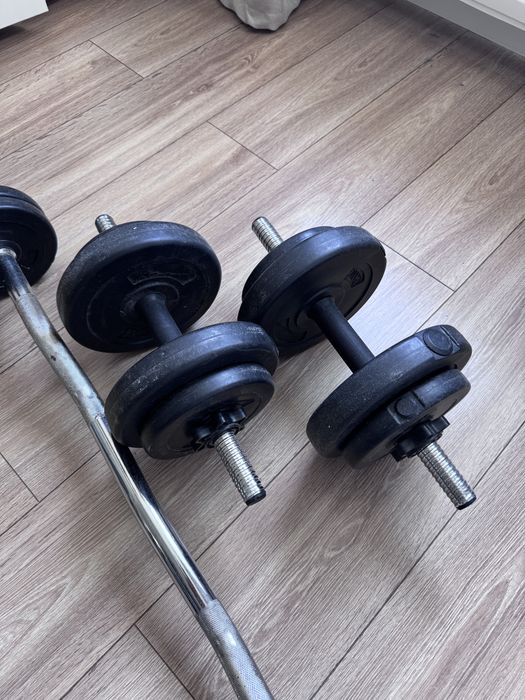 Bara ez curl si gantere / greutati