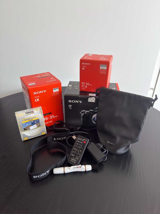 Sony A7 II + ZEISS 16–35 + 50mm + Manfrotto – пълен комплект