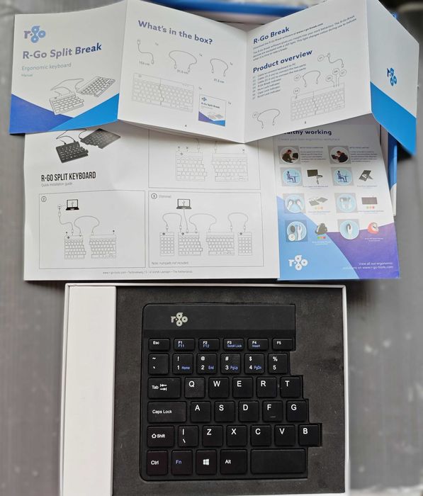 Ергономичната клавиатура R-Go Split Break