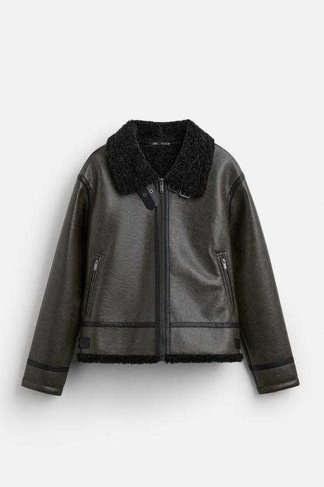 Geaca tip cojoc Zara