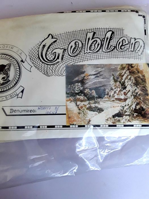 Goblenuri de cusut, ,ate mouline incluse, de Firul Rosu Talmaciu,Sibiu
