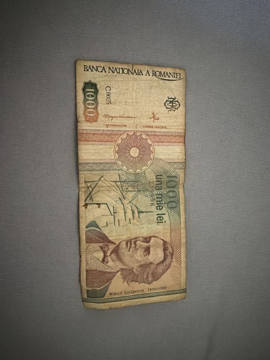 Vand Bancnota de colectie originala editia septembrie 1991 - Bancnota 1000 lei