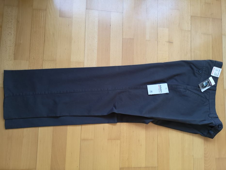 Pantaloni casual barbati Adam's by Secuiana, noi, 98% bumbac