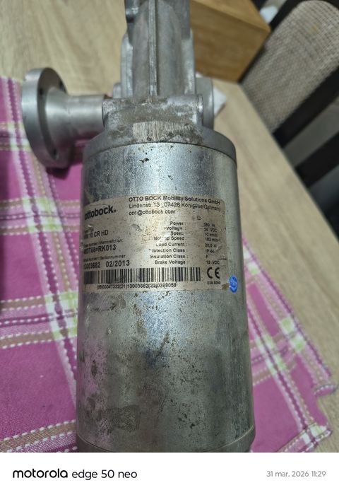 Vind motor cu reductor 24 v