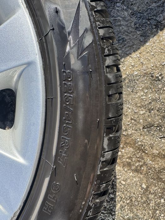 BMW Джанти 17-ки с нови гуми 225/45