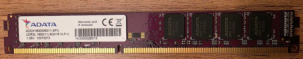 RAM DDR3 1600MHz 4 GB 8GB
