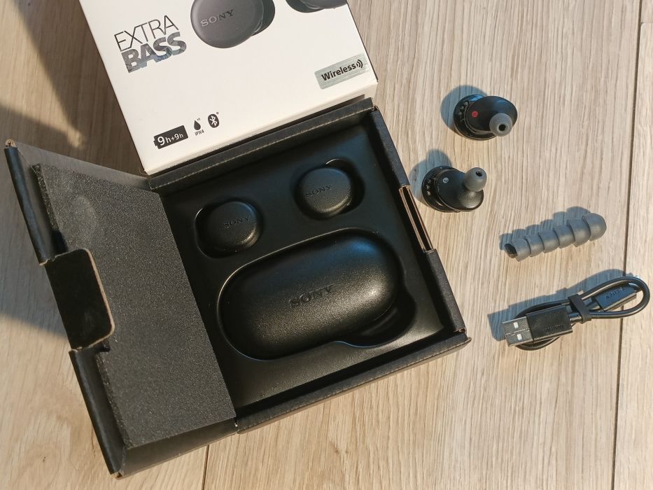 Căști Sony WF-XB700 x2 perechi x1 carcasă