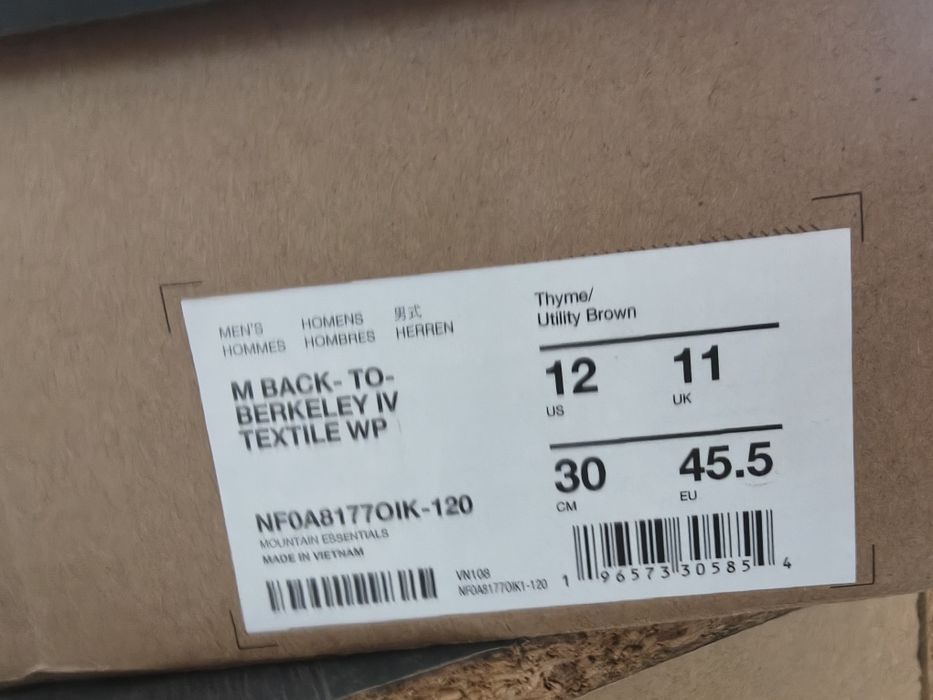 The north face back to Berkeley