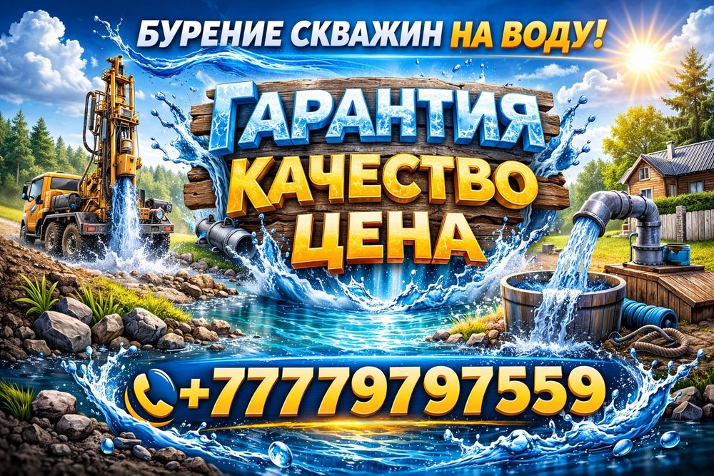 Бурение на воду.