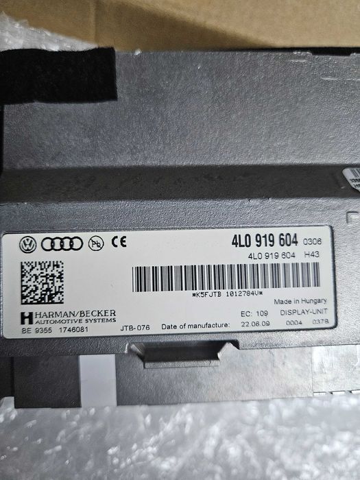 Unitate display Audi A6 C6 2009