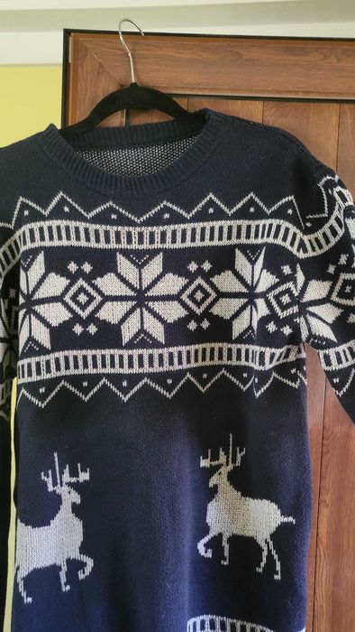 Нов Мъжки коледен пуловер