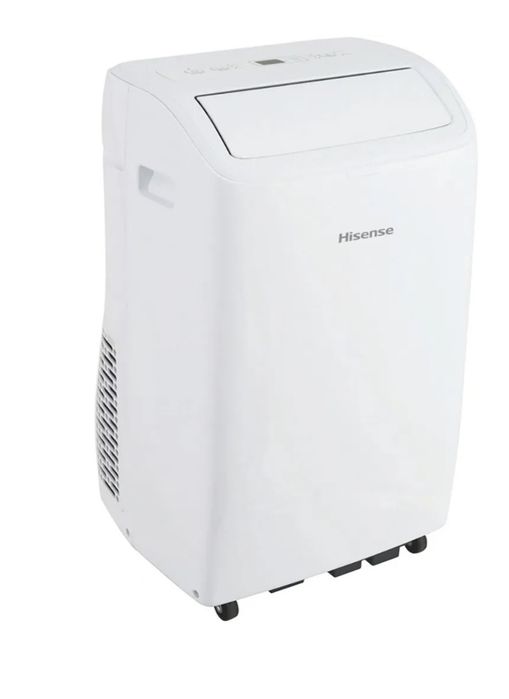 Aer conditionat portabil HISENSE APH09QC, 9000 BTU, A/A+, Wi-Fi, Functie Incalzire, kit instalare inclus, alb