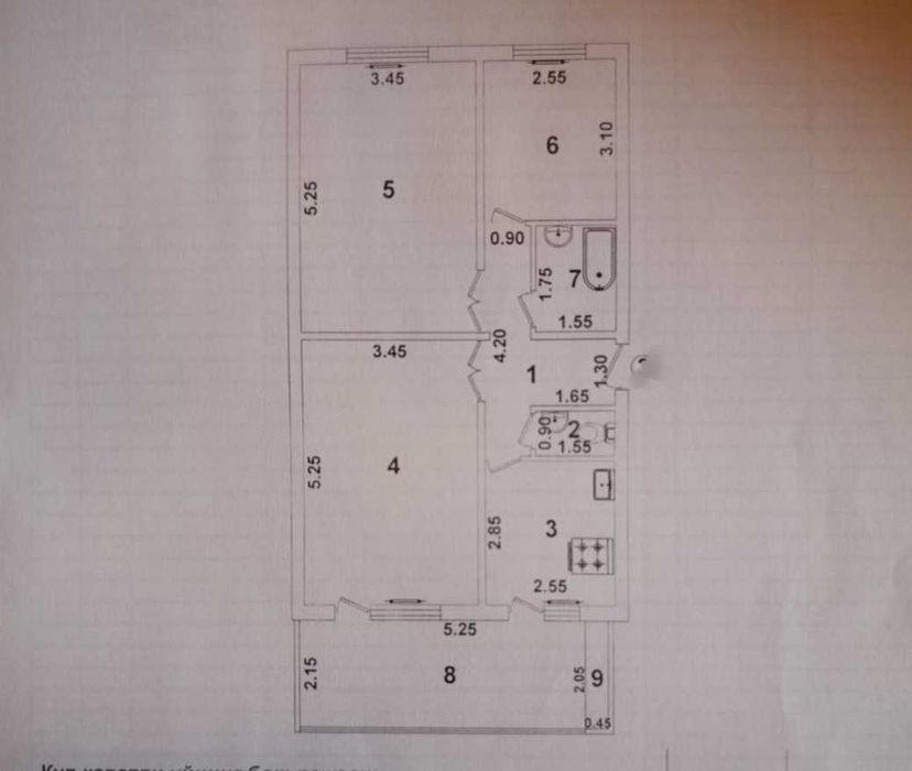 Продается 3/2/4 Гунча,ц-26,Гулобод,метро Тинчлик
