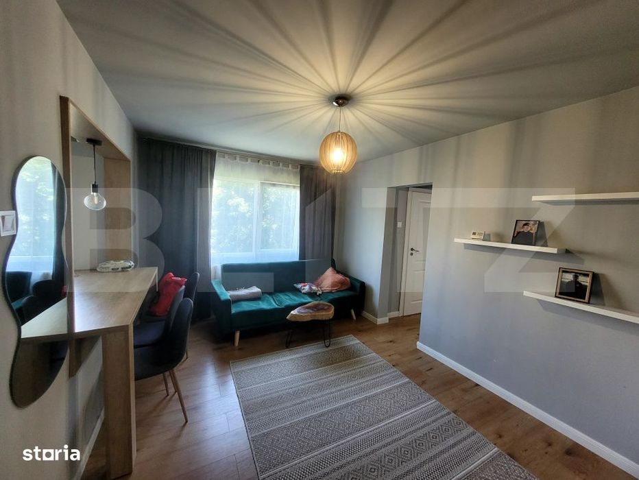 Apartament cu 3 camere, mobilat si utilat cu gust, zona Big/Manastur