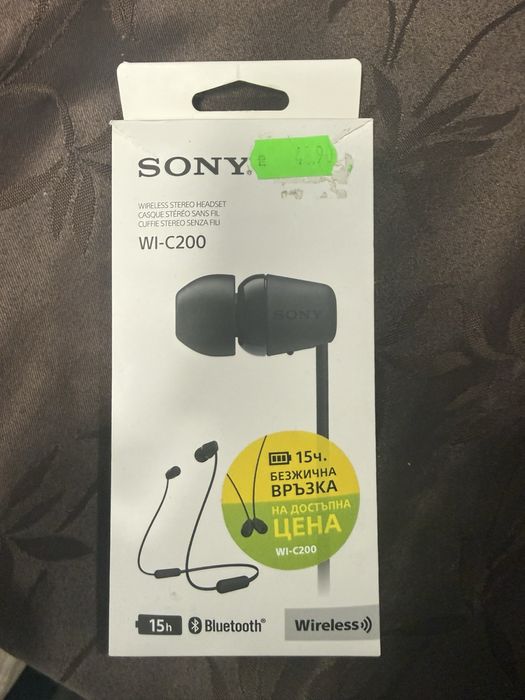 SONY WI-C200 слушалки