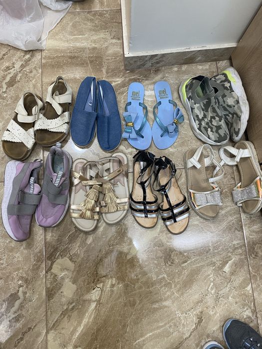 Сандали и маратонки 35 и 36 номер nike zara timberland skechers