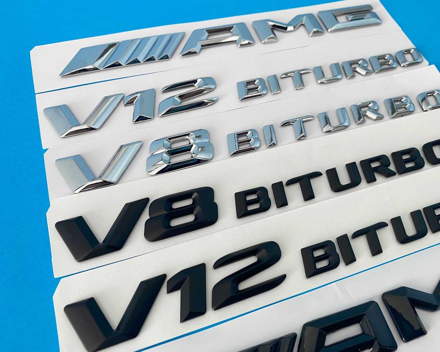 Емблема V12, V8, Mercedes, Amg, надпис, мерцедес, s500, e500, w221