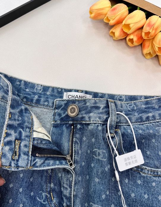 Blugi Chanel , calitate premium , pe comanda , noi , S