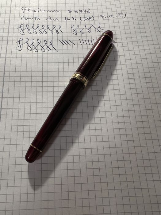 Stilou Platinum 3776 Century Peniță AUR 14k