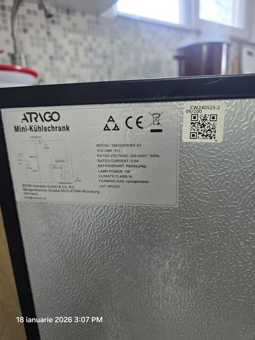 Mini vitrina frigorifica