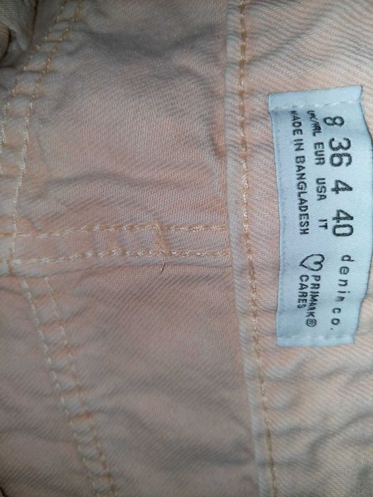 Blugi roz scurți Denim co, mărime 36