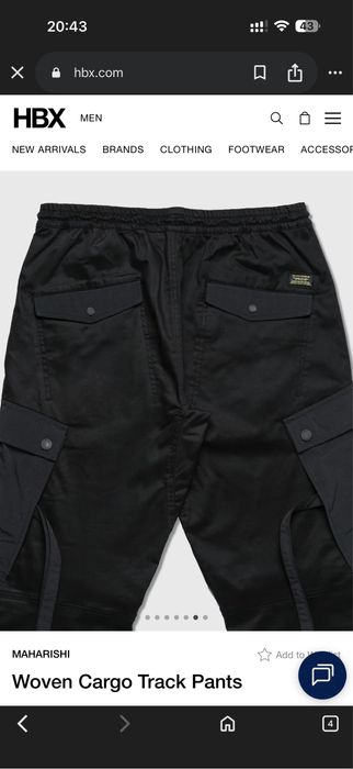 Maharishi карго панталон
