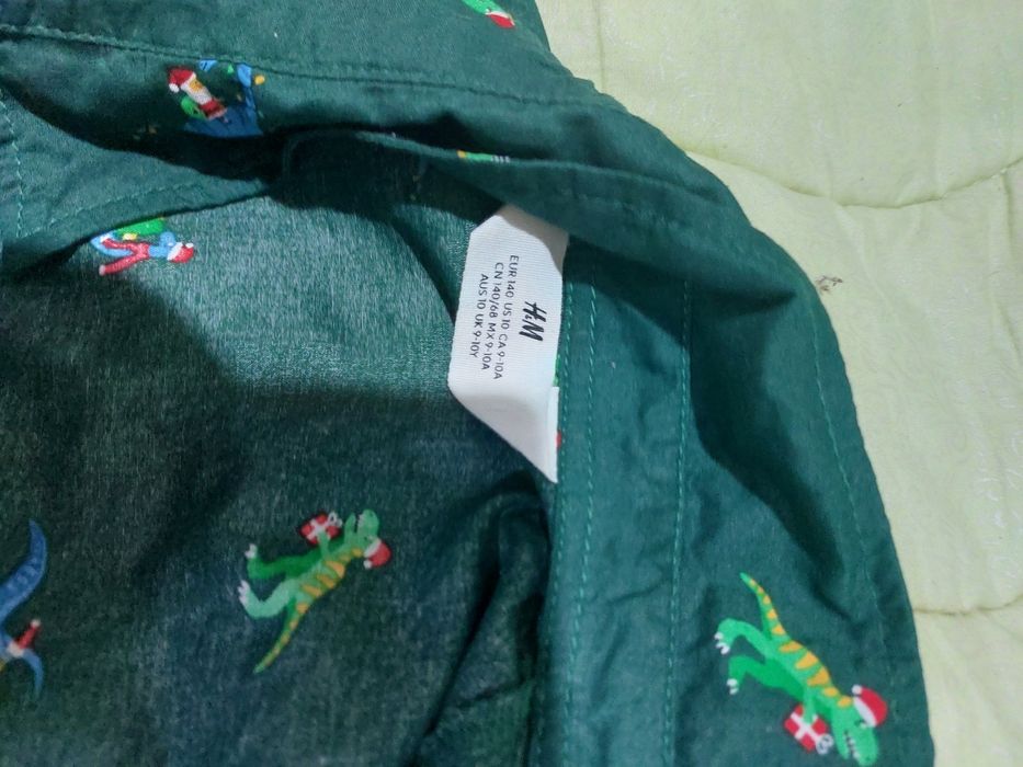 Детская рубашка новогодняя