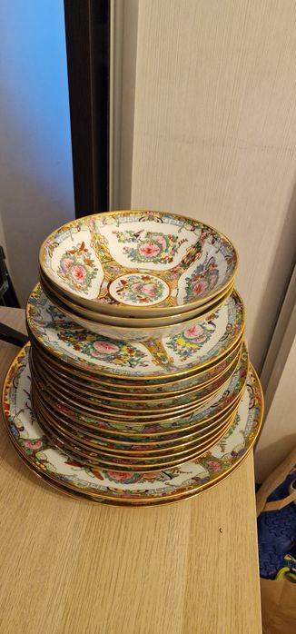Set vesela portelan chinezesc complet – stare perfecta (nefolosit)