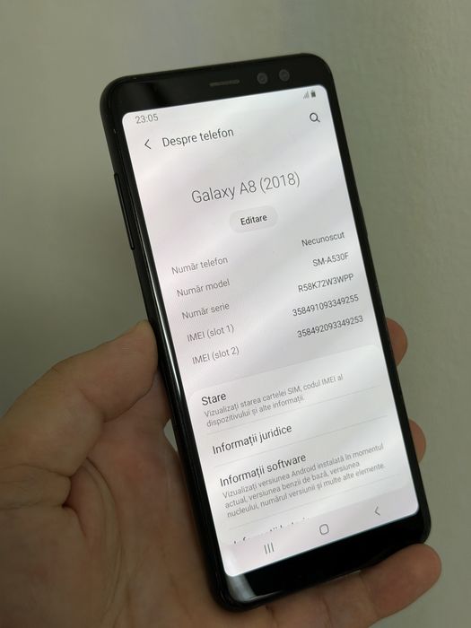 Samsung Galaxy A8 2018 Black Duos